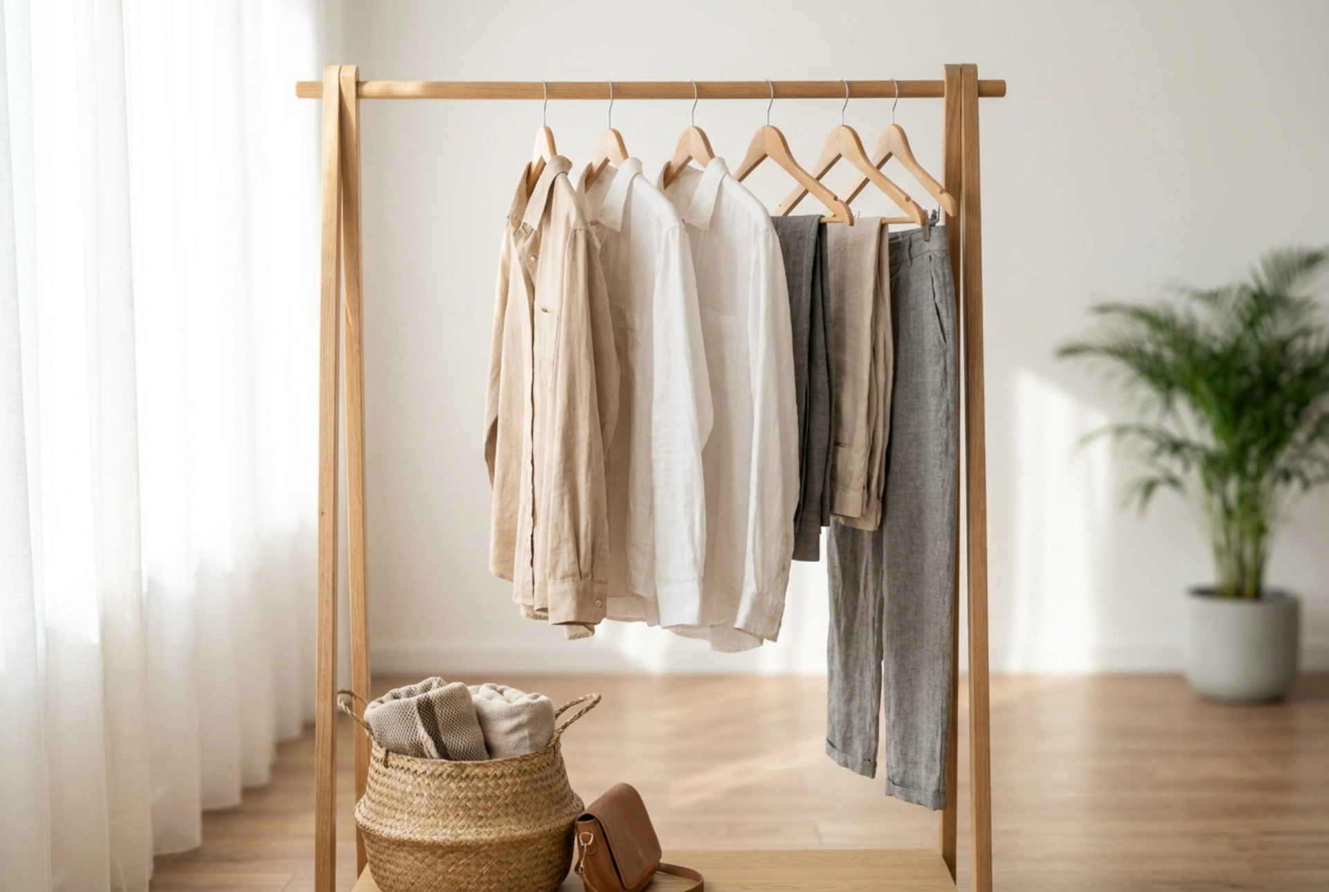 Come mantenere in ordine un appendiabiti in legno