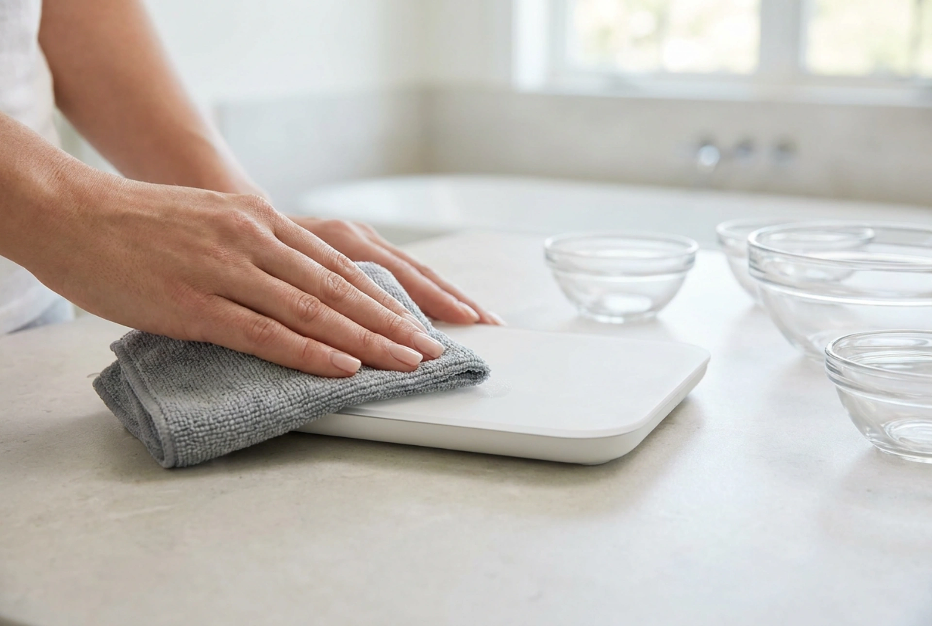 Come pulire la bilancia da cucina con ciotola senza danneggiare l'elettronica