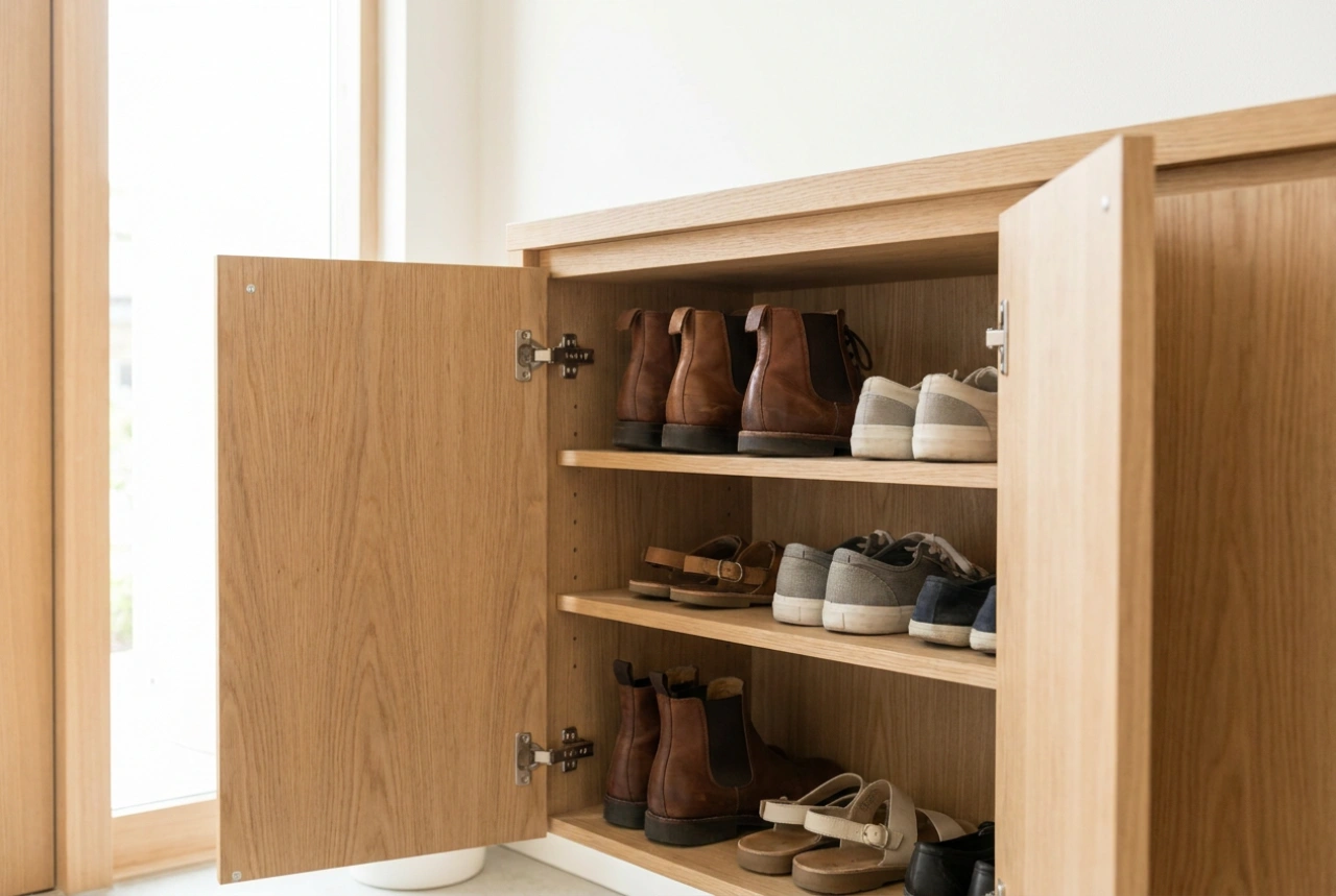Come organizzare le scarpe in una scarpiera chiusa