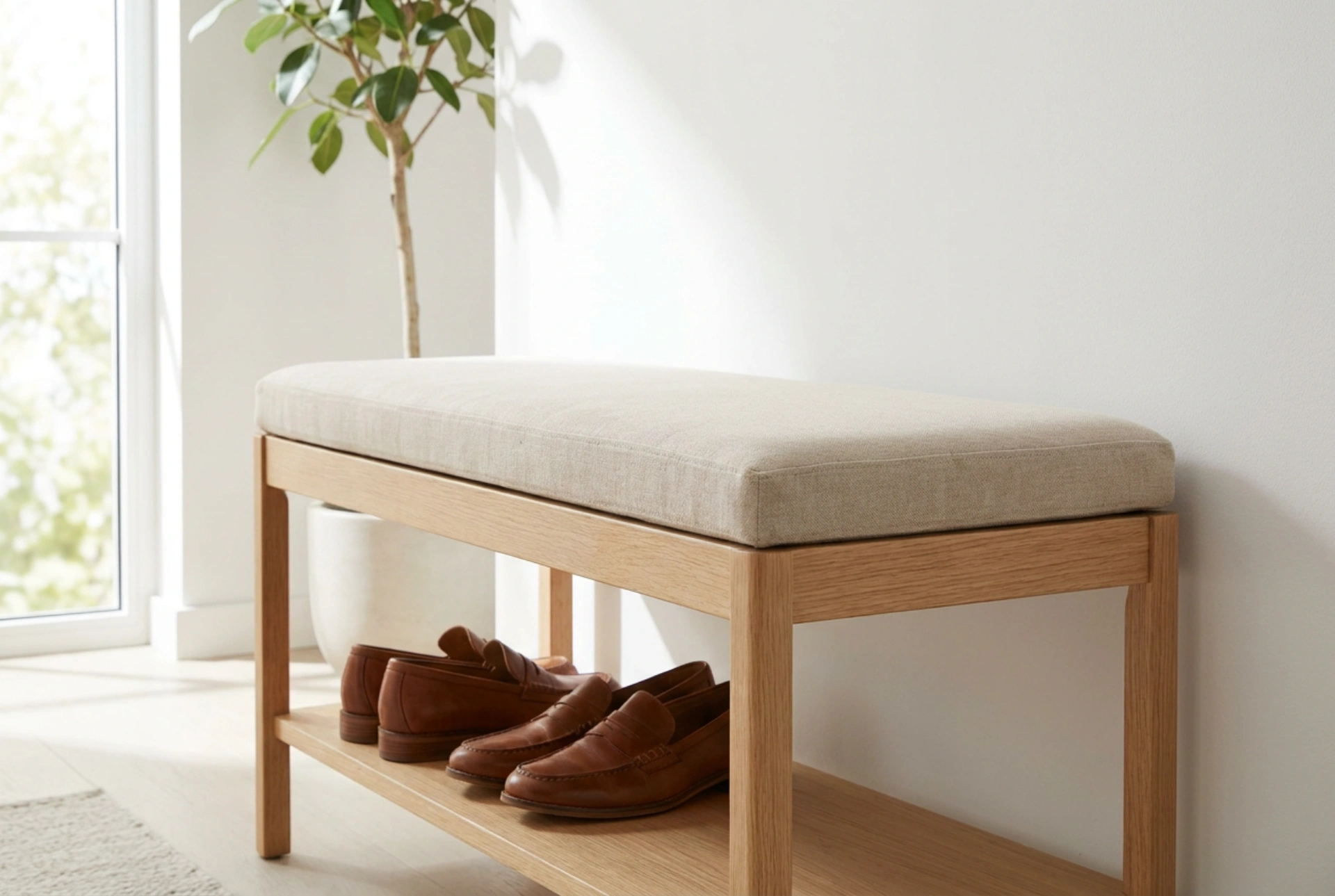 Panca scarpiera: ergonomia e cura delle calzature nell'ingresso