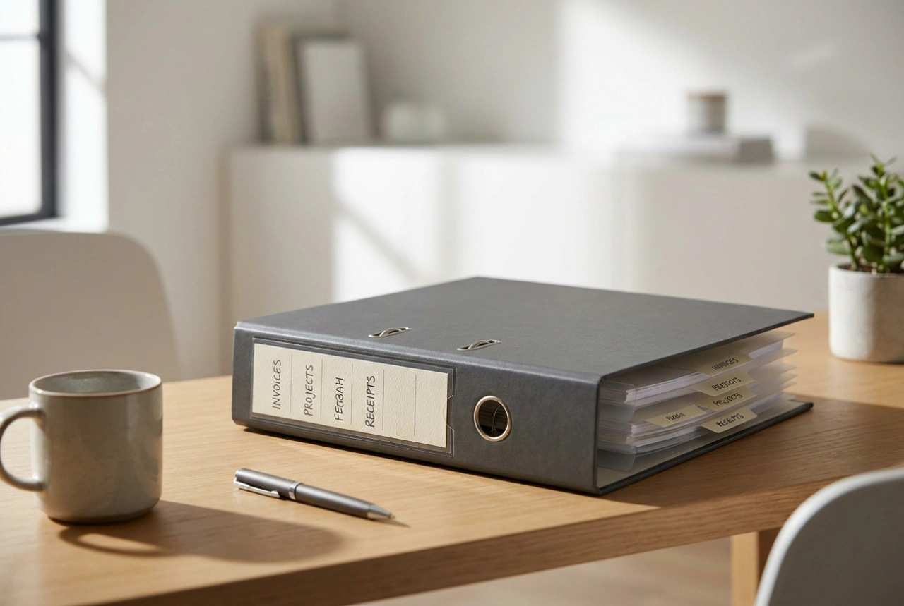 Come organizzare un raccoglitore per i documenti personali nell'archivio domestico