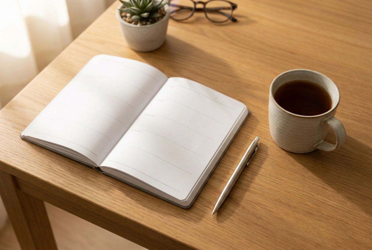 Come usare un planner settimanale cartaceo senza sovraccaricarsi