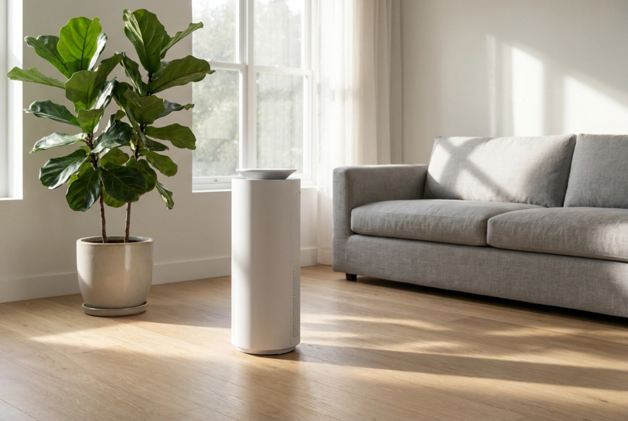 Purificatore d'aria con umidificatore nella cura quotidiana della casa