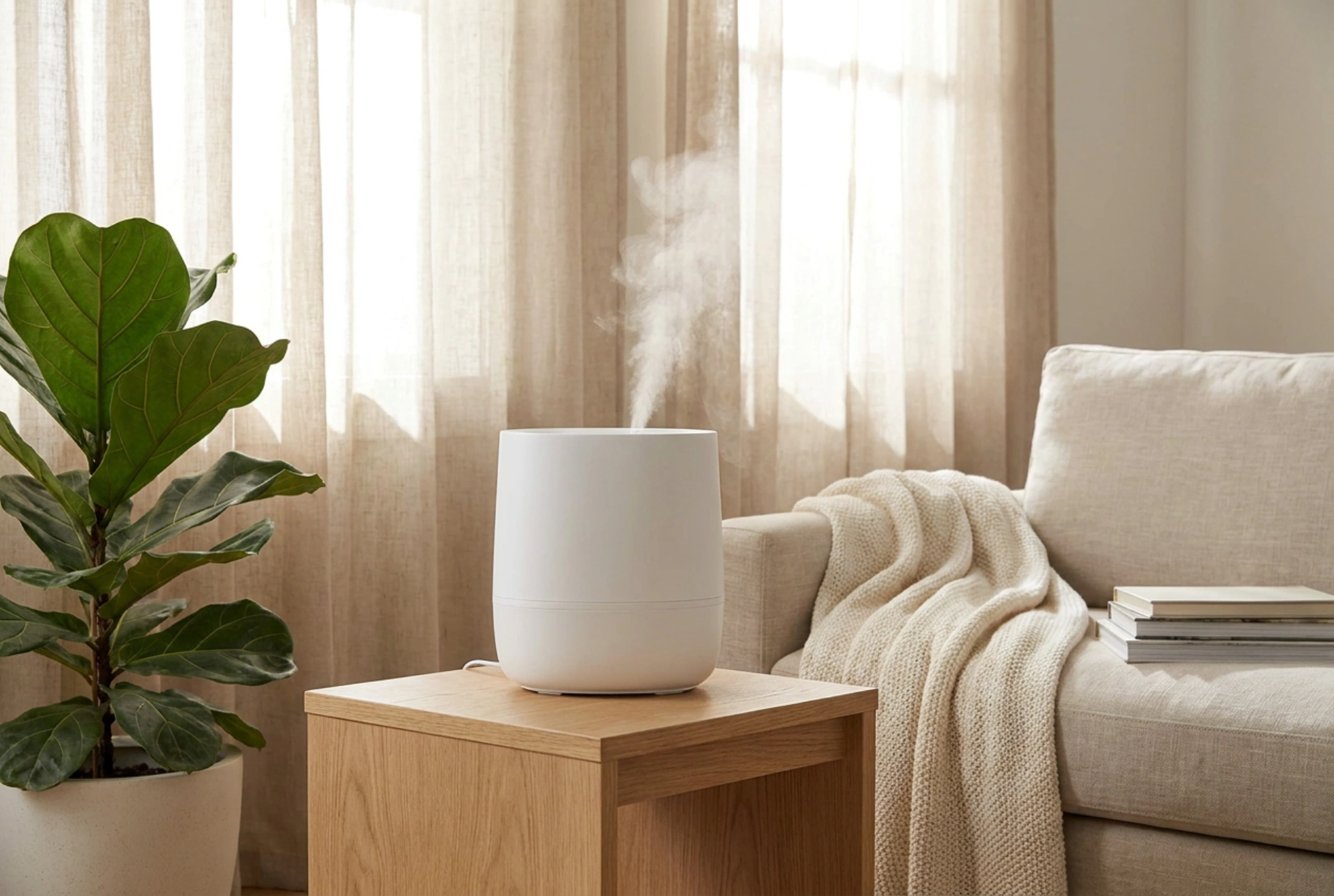 Come usare l'umidificatore in casa senza creare eccessi di umidità