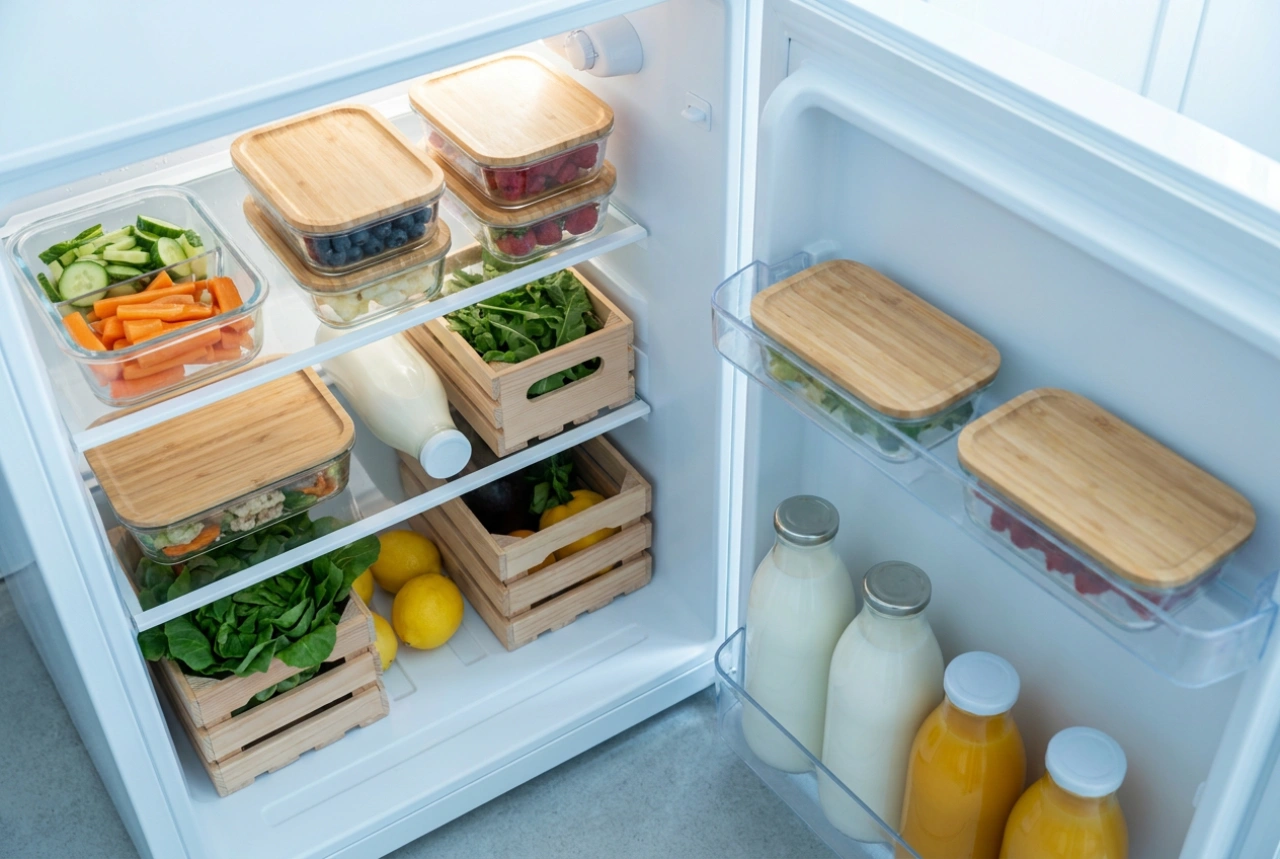 Come organizzare al meglio un frigorifero piccolo senza congelatore
