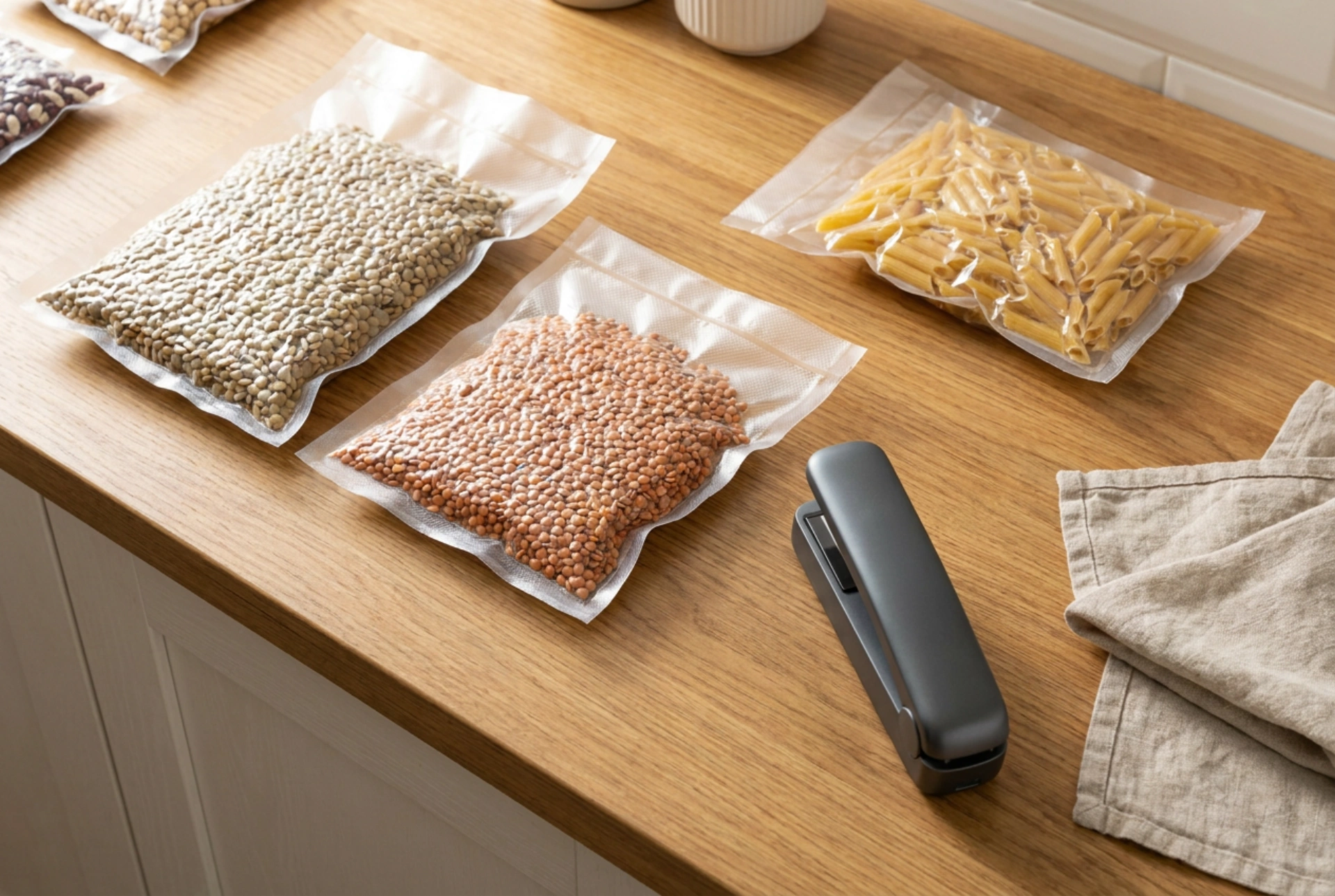 Sigillatrice per sacchetti di plastica e tecniche di sigillatura ermetica delle porzioni
