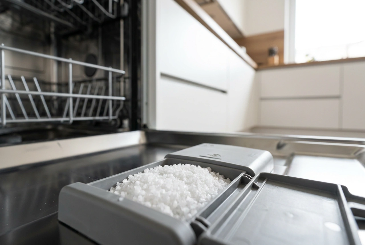 Qual è la composizione del sale per lavastoviglie e perché protegge l'elettrodomestico dal calcare
