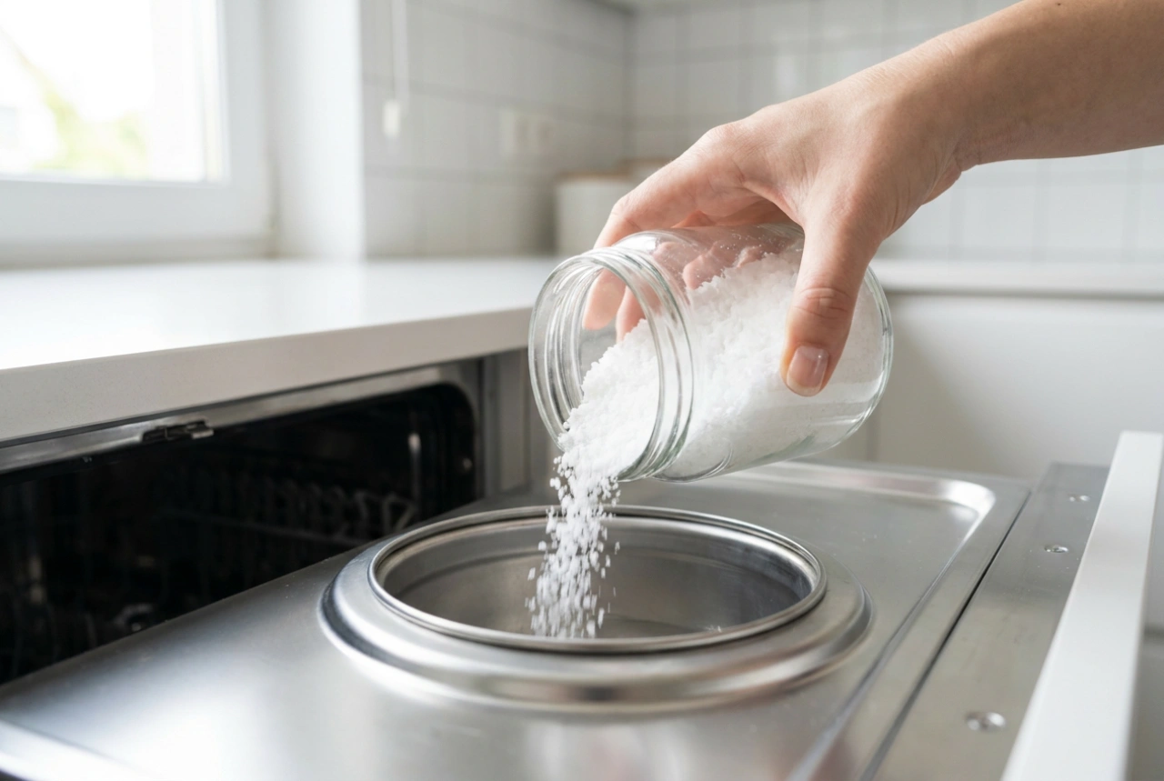 A cosa serve il sale per lavastoviglie e quando ricaricare il serbatoio