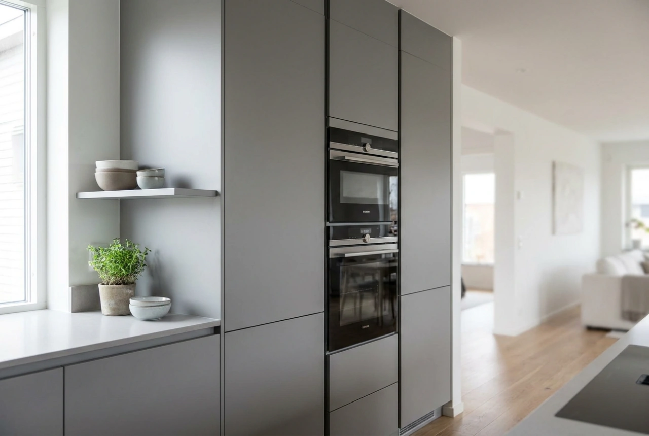 La corretta disposizione di forno e microonde nella colonna cucina