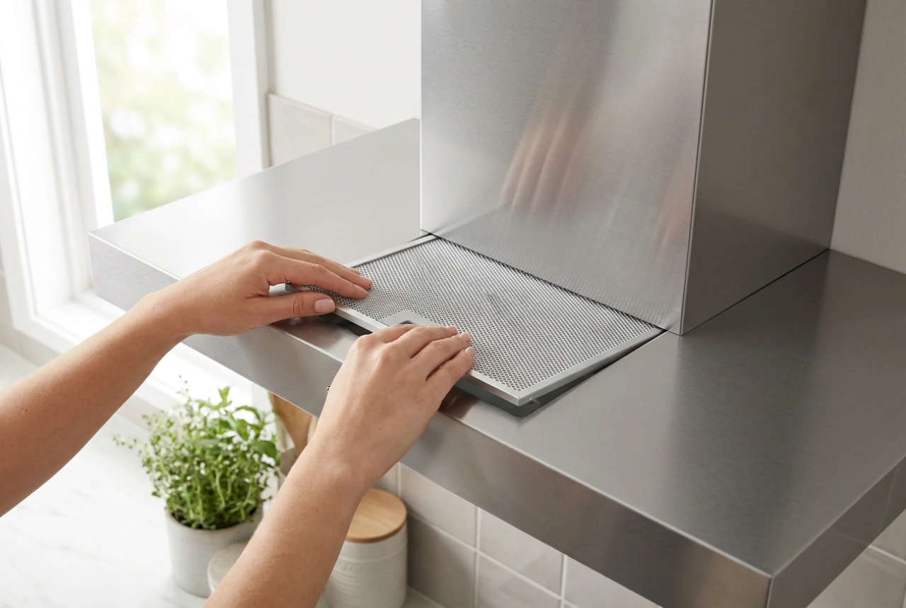 Manutenzione della cappa da cucina: come pulire e quando sostituire i filtri