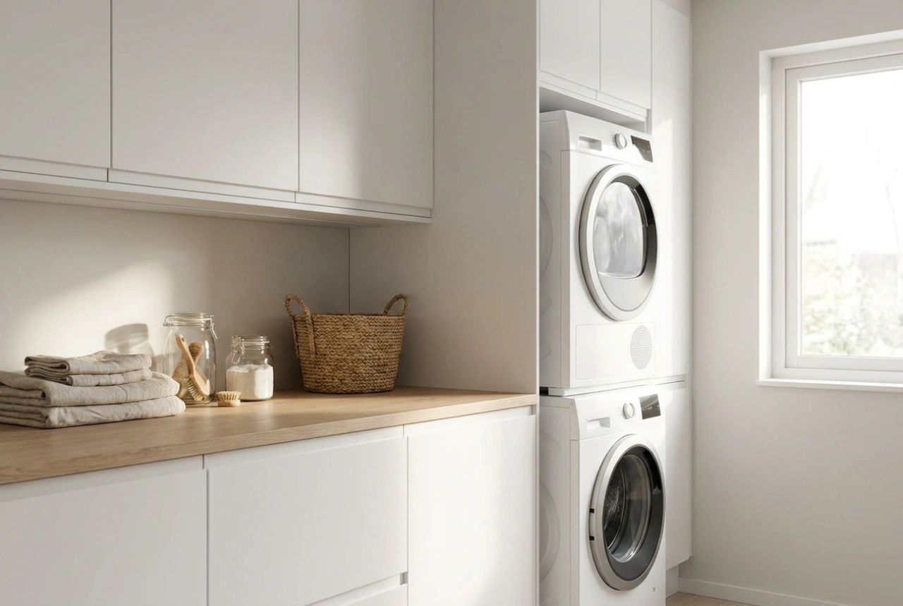 Come progettare l'inserimento di una lavatrice slim da incasso senza errori